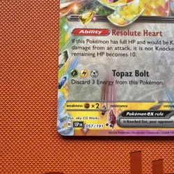 Pikachu Ex Prize Stamp Play! Pokemon Series 7 Prize Pack SSP 057/191 - Image 3