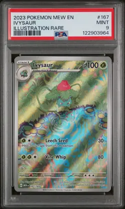 2023 POKEMON MEW EN-151 #167 IVYSAUR ILLUSTRATION RARE - Image 1