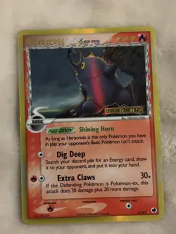 Heracross Delta Species 3/101 EX Dragon Frontiers Holo 2006 MP - Image 2
