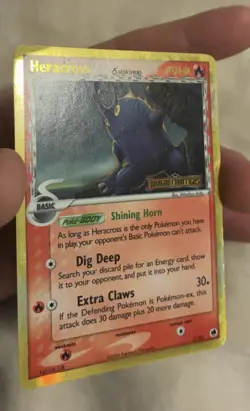 Heracross Delta Species 3/101 EX Dragon Frontiers Holo 2006 MP - Image 5
