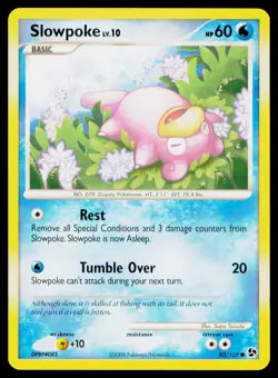Slowpoke Normal #82/106 Common Pokemon Great Encounters MP - Image 1