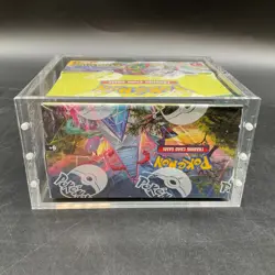 Pokemon TCG SWSH Evolving Skies Booster Box Sealed w/ Acrylic Case - Image 4