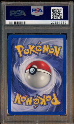 2000 Pokemon Gym Challenge #14 Rocket's Mewtwo Holo With Swirl PSA 9 - Image 2
