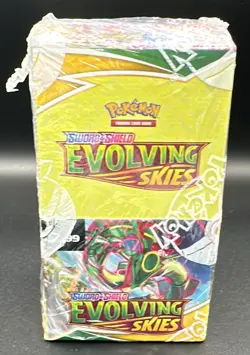 Pokemon TCG UK Sword & Shield Evolving Skies Half Booster Box Display - Image 1