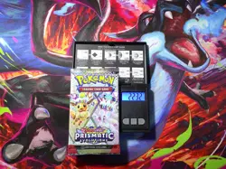 VERY HEAVY! GOD PACKUUU 22.32g Prismatic Evolutions Pokemon TCG Booster (SEALED) - Image 1