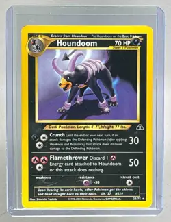 Houndoom 2001 Pokemon Neo Discovery #23 - Image 1