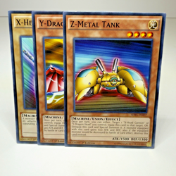 3x Yugioh X-Head Cannon Y-Dragon Head Z-Metal Tank SDKS-EN005 006 007 - LP-NM 💎 - Image 1