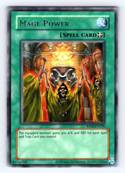 Yugioh Mage Power RP02-EN039 Unlimited Silver Foil Rare - NM 💎 - Image 1