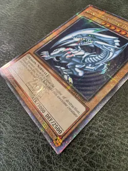 QCR Blue-Eyes White Dragon Quarter Century Secret Rare Yugioh NM TCG MP24-EN001 - Image 2