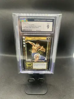 One Piece TCG Luffy's Fury CH052 passage to the Grand Line SILVER Name CGC 9 - Image 1