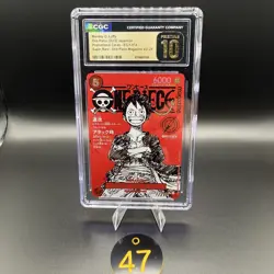 CGC PRISTINE 10 Luffy ST21-014 One Piece Magazine Weekly Shonen Jump Promo TC 47 - Image 1