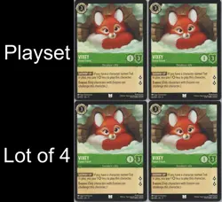 Disney Lorcana Winterspell (11) - Playset (4) #86 Vixey - Forest Friend - Image 1