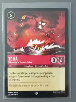 LORCANA FR Card - Chapter 1 126/204 Te Ka - Super Rare Non Foil New - Image 1