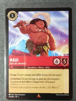 LORCANA FR Card - Chapter 1 114/204 Maui - Rare Non Foil New - Image 1