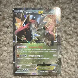 Pokemon Tyrantrum EX Holo Promo Card XY70 XY Set Dragon Type English - Image 1