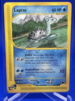 Pokemon Card WOTC TCG Lapras 71/144 Skyridge Regular MP -EX HTF - Image 1