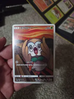 Rowlet 290/SM-P MUNCH The Scream 2018 Pokemon Card Promo Japanese 663 - Image 1