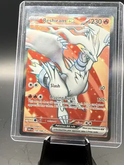 Pokemon TCG Reshiram EX Full Art Ultra Rare Card #158/086 Sv: White Flare - Image 1