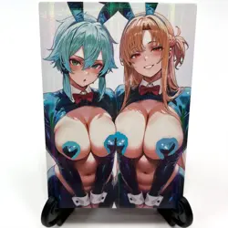 Sword Art Online Sinon Yuuki Asuna Sexy Anime Waifu Girl Goddess Story Art Card - Image 2