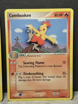 2006 Pokemon Cards EX Crystal Guardians 66/100 Torchic & Combusken 31/100 - Image 3