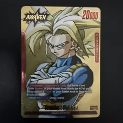 Trunks : Future - SB02-001 Gold Leader Manga Booster 02 Dragon Ball Card English - Image 1