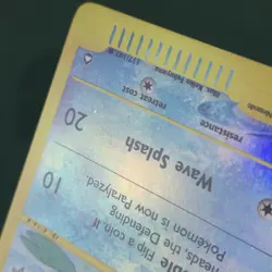 LP Reverse Holo Wooper 117/147 Aquapolis Common Nintendo Pokemon Card - Image 3