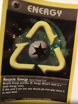 Recycle Energy - WOTC League Promo Pokemon - Holo Card - Image 2