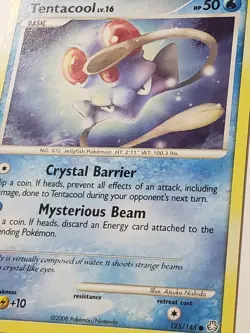 Tentacool 125/146 PL - Legends Awakened Pokemon Card - Atsuko Nishida Art - Image 2