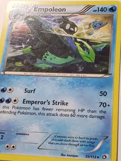 Empoleon 35/113 PL - Legendary Treasures Pokemon Card - kawayoo Art - Image 2