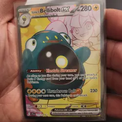 Iono's Bellibolt ex 172/159 Sv09: JTG; Full Art Holo Rare Pokemon TCG Card NM/M - Image 1