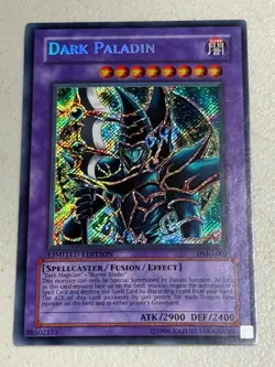 Dark Paladin DMG-001 Limited Edition Secret Rare LP Yu-Gi-OH Card - Image 1