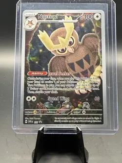 Pokemon TCG Noctowl #141 Promo Card Stellar Crown ETB, Near Mint/Mint (NM/MT) - Image 1