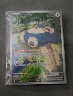 Snorlax 051 Sv: Scarlet & Violet Promo Cards Holo SEALED - Image 1