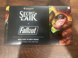 NEW MTG Secret Lair X Fallout: FOIL Welcome to New Vegas FREE SHIPPING - Image 1