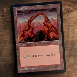 Mountain Joined - Tempest - Magic The Gathering MTG - Land - LP - Image 1