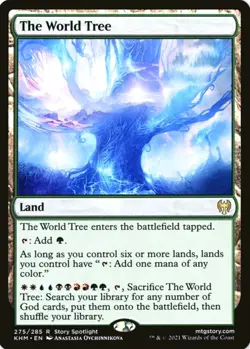 X 1 The World Tree NM-M KHM 275 MTG Magic The Gathering - Image 1