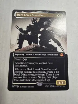 PRESALE DARK LEO & SHREDDER (BORDERLESS) (220) Teenage Mutant Ninja Turtles TMT - Image 1