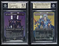 Cecil Dark Knight Cecil Redeemed Paladin Borderless Magic Final Fantasy BGS 9.5 - Image 3