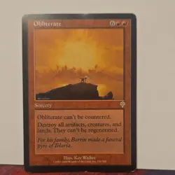 Magic: The Gathering Obliterate Sorcery Invasion Rare Red 156/350 Regular - Image 1