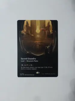 MtG Edge of Eternities Sacred Foundry Borderless NM $0.75 Flat Shippin VCT124013 - Image 1