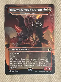 1 X Destoroyah Perfect Lifeform Showcase Borderless Regular NM MTG Ikoria - Image 1