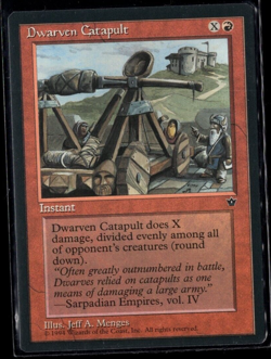 Dwarven Catapult 1994 Uncommon Fallen Empires Magic The Gathering Near Mint - Image 1