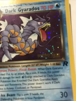 Dark Gyarados 8/82 Holo Team Rocket Prerelease Promo Pokemon Card - NM - Image 3