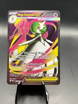 Pokemon Mega Gardevoir EX Full Art Holo Card 159/132 ME01 Mega Evolution - Image 1