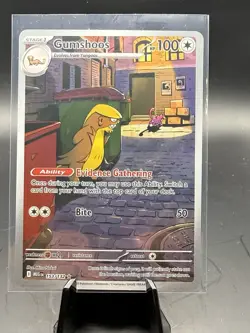 Pokemon TCG Gumshoos 153/132 Meg en Mega Evolution Illustration Rare Card - Image 1