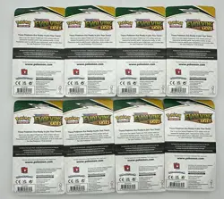 Lot of (8) Pokemon Evolving Skies Premium Checklane Blister Houndoom Octillery - Image 2