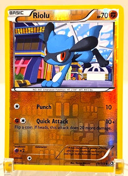 Pokemon Riolu Reverse Holo 79/113 LTR Legendary Treasures LP/NM - Image 1
