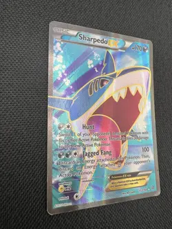 Pokemon TCG 2015 XY Primal Clash Sharpedo EX #152 Full Art Card - MP - Image 2