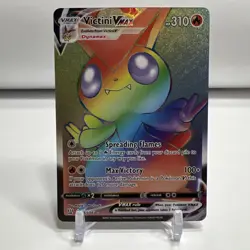 2021 Pokemon TCG Battle Styles Victini VMAX Secret Rare 165/163 NM One Owner - Image 1