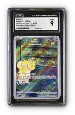 POKEMON Fidough 213/198 SV01: Scarlet & Violet Base Set Holo CGC 9 - Image 1
